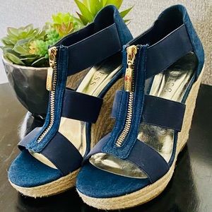 GUESS Denim Wedge Heel